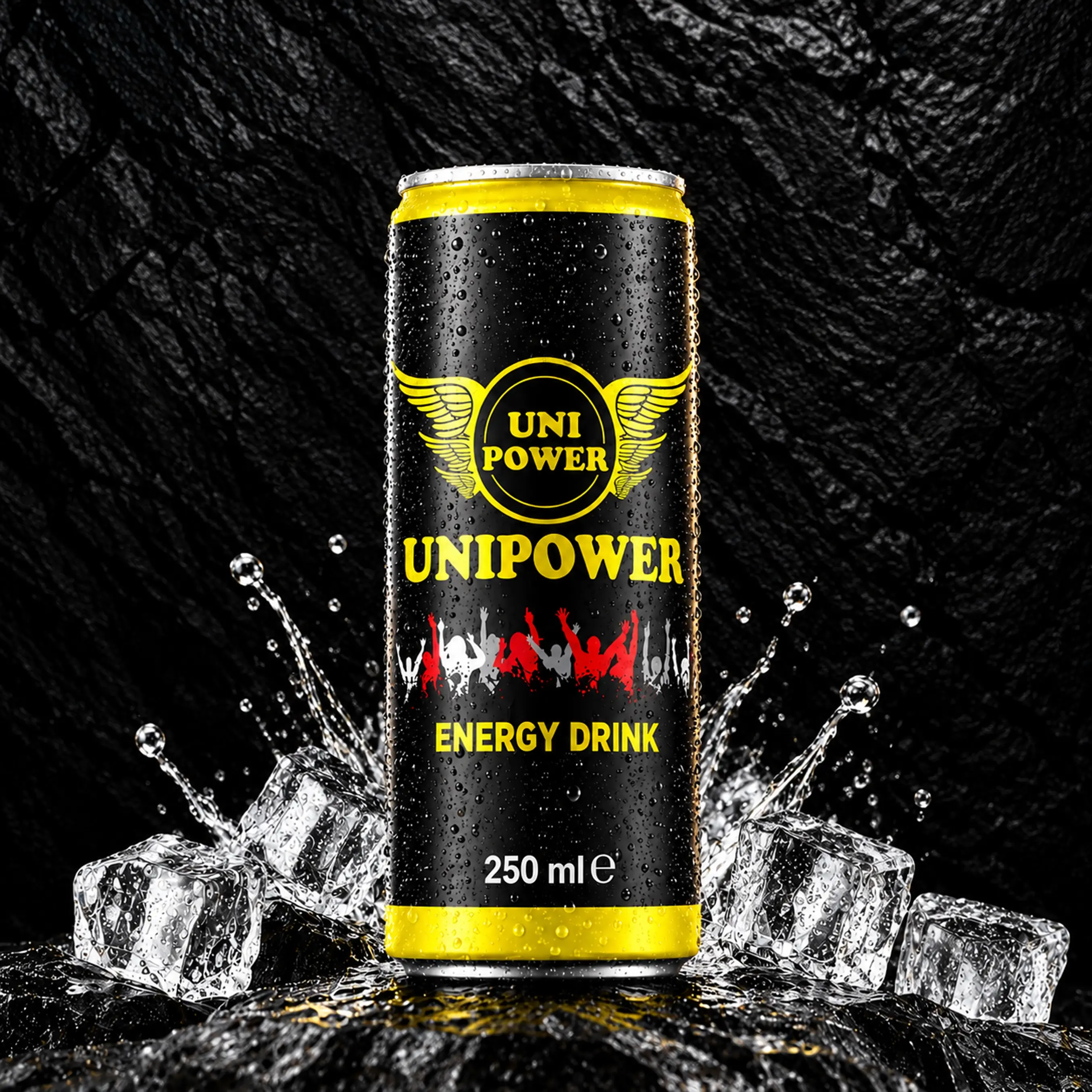 Uni Power 250 ml energy drink can